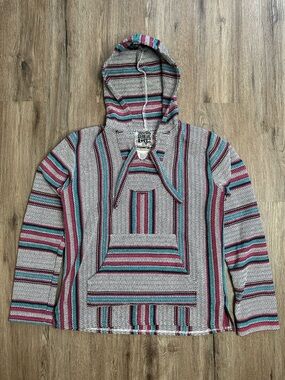 Senor Lopez Striped Baja Hoodie Pullover